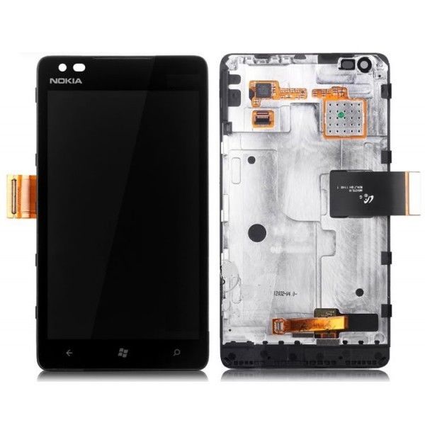Original Black 4.3 Inch Nokia Lumia 900 LCD Screen Digitizer Touch Screen