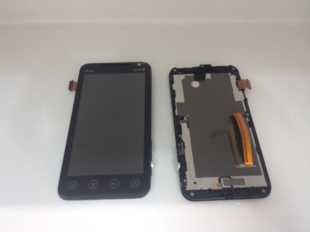 4.3 Inches HTC LCD  Screen For  Evo 4G LCD With Digitizer  Black