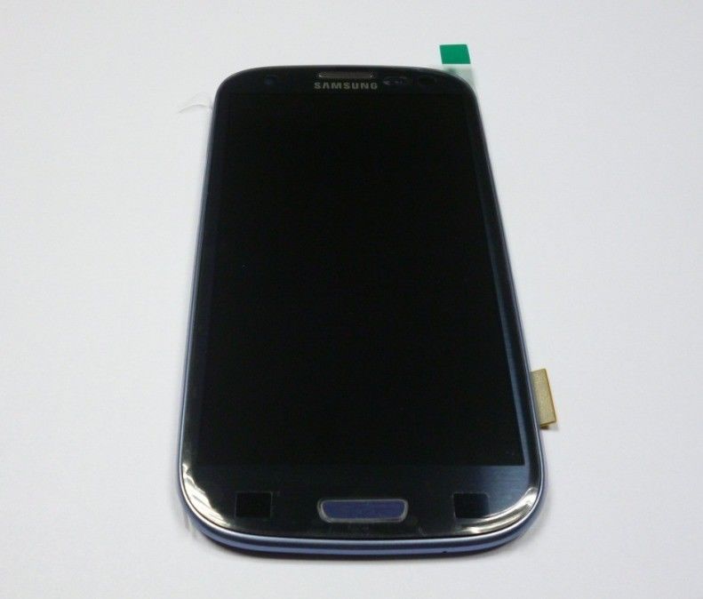 1280*720 Pixel Inches Samsung LCD Touch Screen with frame For S3 i9300 LCD With Digitizer blue